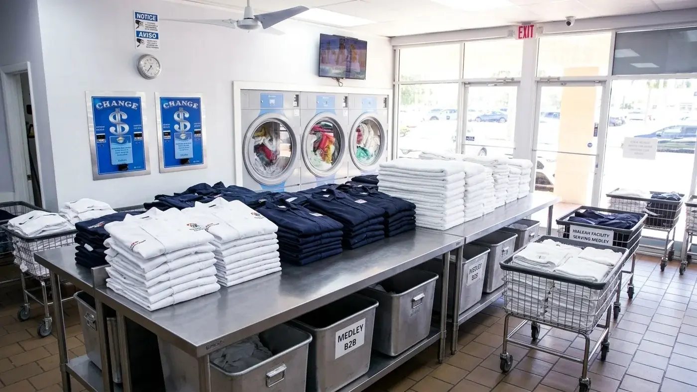 Commercial & Industrial Laundry Service in Medley & Hialeah (FL 33166): Uniform & Business Care